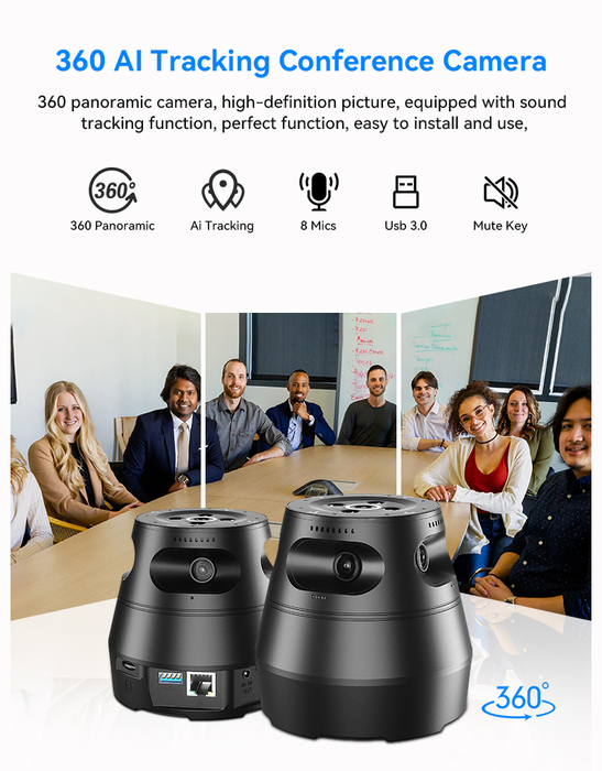 What are features of 360 panoramic cameras?
